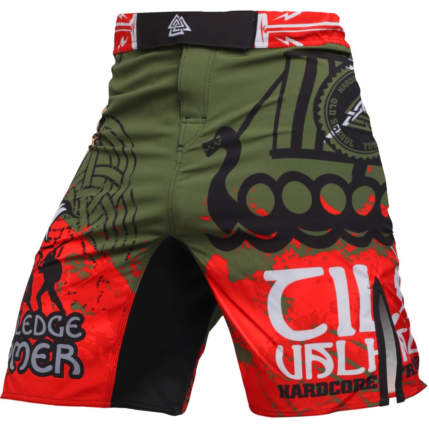 Hardcore Training Fight Shorts Hombre Pantalones Cortos MMA BJJ Boxeo Grappling Fitness No Gi - 4