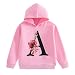 UK-Bigg A letter hoodies pink-8T