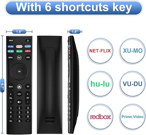 Miniatura 5 de Control remoto universal para todos los Smart TV Vizio, XRT140 para VIZIO All LED LCD HD 4K UHD HDR, reemplazo XRT136 Smartcast D-Series E-Series