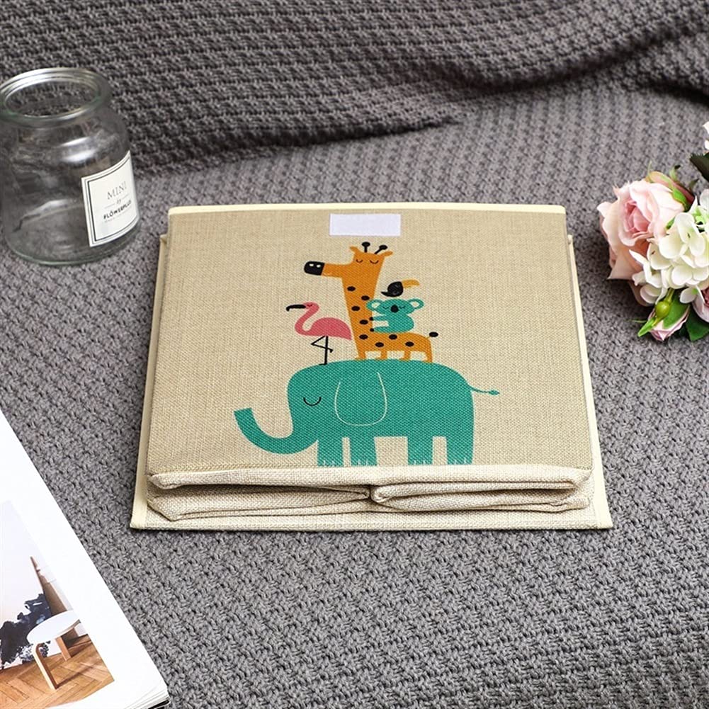 Scatola di immagazzinaggio, Scatola di immagazzinaggio piegante del Fumetto dei Bambini, Scatola di immagazzinaggio dello spuntino del Giocattolo (Size : 30 * 30cm)