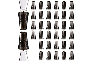 Protect Pour Spouts With Black Pour Spout Caps