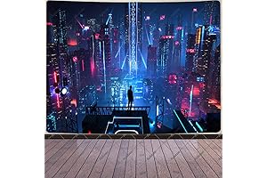 Aidatain Neon Light Tapestry