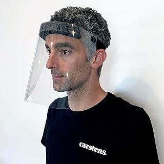 Carstens Full Face Shield, Disposable, Flexible Fit, Box of 30