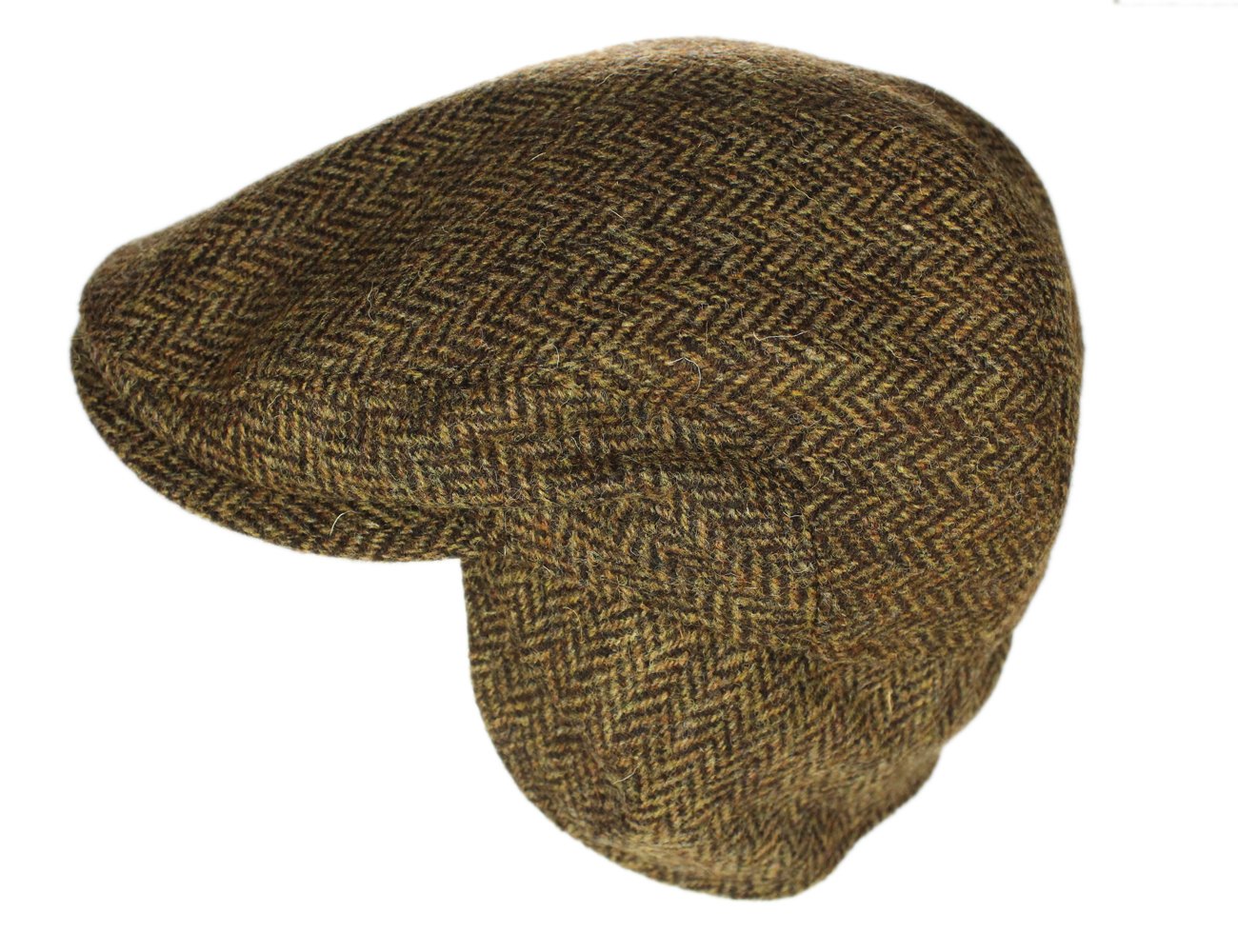 Biddy MurphyIrish Newsboy Flat Cap for Men, Tuck-Away Ear Flaps Slim Fit 100% Wool, Imported