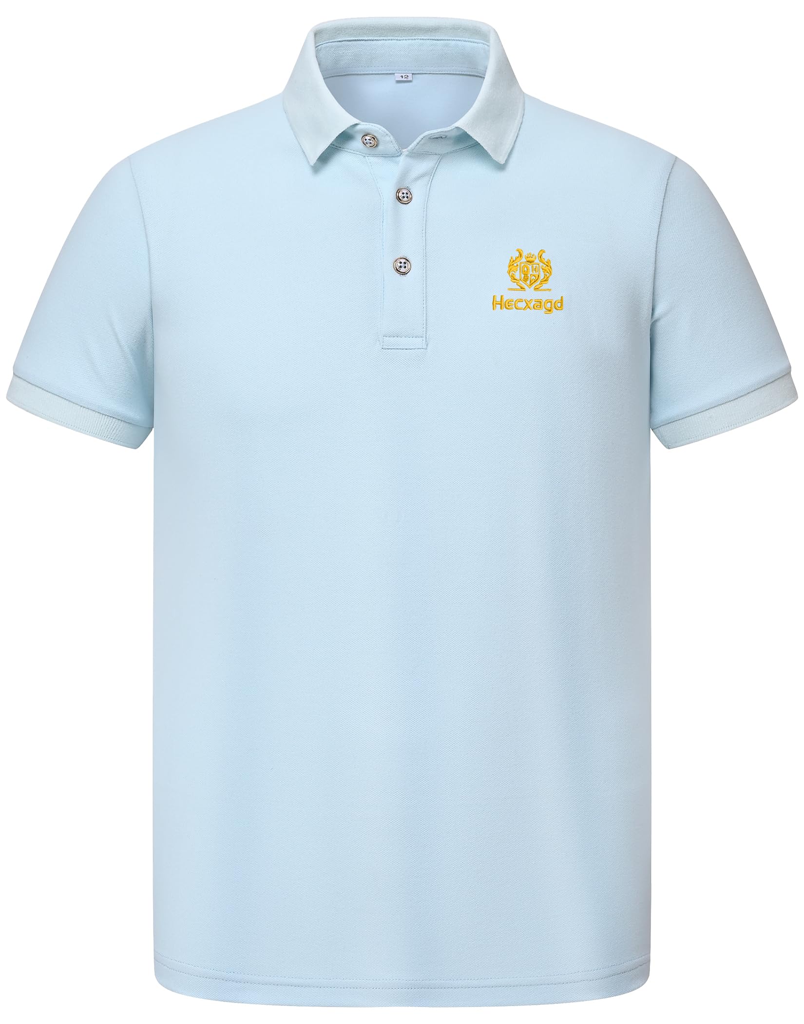 Boys Polo Shirt Cotton Performance Kids Golf Polo Shirts Short Sleeve Dry Fit School Uniform for Boys to Youth Polos 4T-16Y