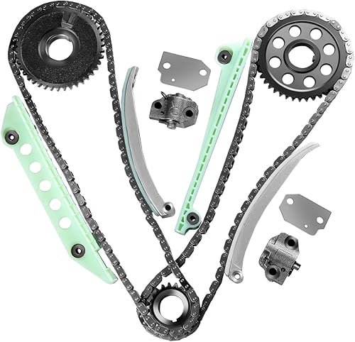 SCITOO TS10387BC Kit de cadena de distribución de motor para Ford para Lincoln F-150 Town Car Grand Marquis Crown Victoria E-150 Club Wagon E-150