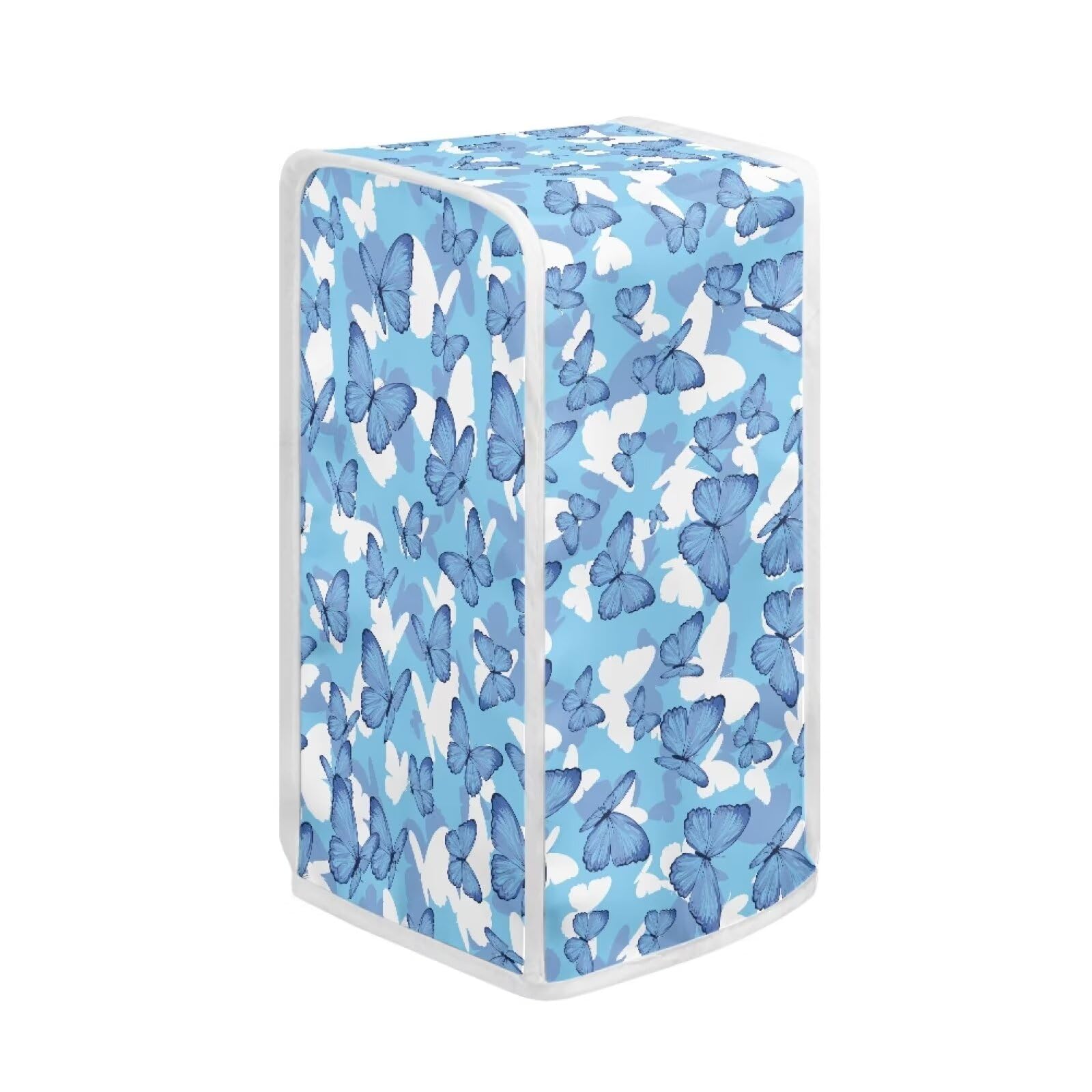 Flashideas Blue Butterfly Electric Can Opener Cover Electric Appliance Cover Multi-functional Can Protector Dust Cover Can Opener Covers for Home Kitchen Decoration