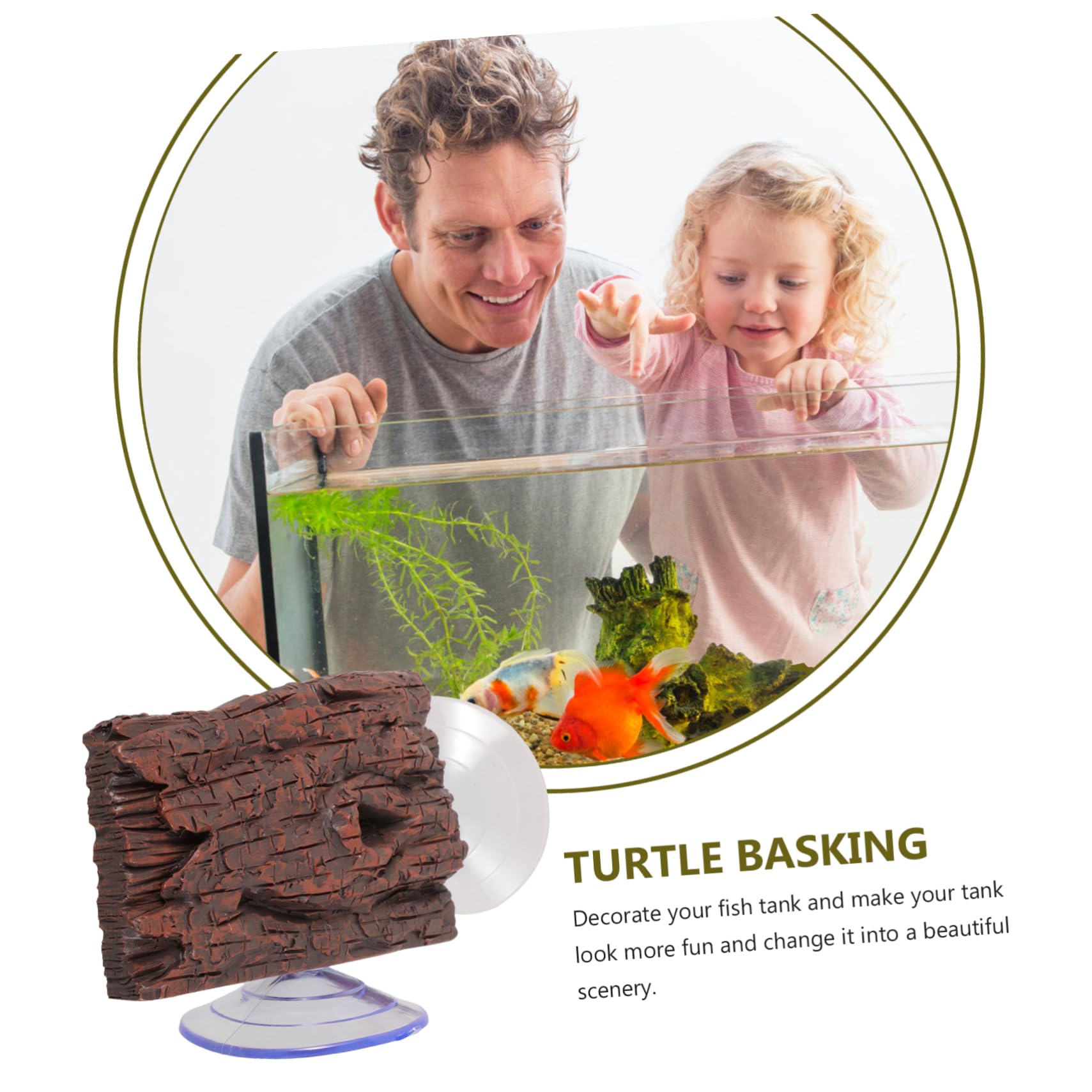 BESPORTBLE 5piezas Plataforma De Descanso para Tortugas y Reptiles con Ventosa y Diseño De Terraza Flotante para Acuarios y Terrarios Resistente y Duradera
