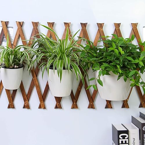 Miniatura 3 de Paquete de 3 macetas de plástico de 7.3 pulgadas para colgar en la pared, macetas de flores absorbentes para interiores y exteriores, violeta