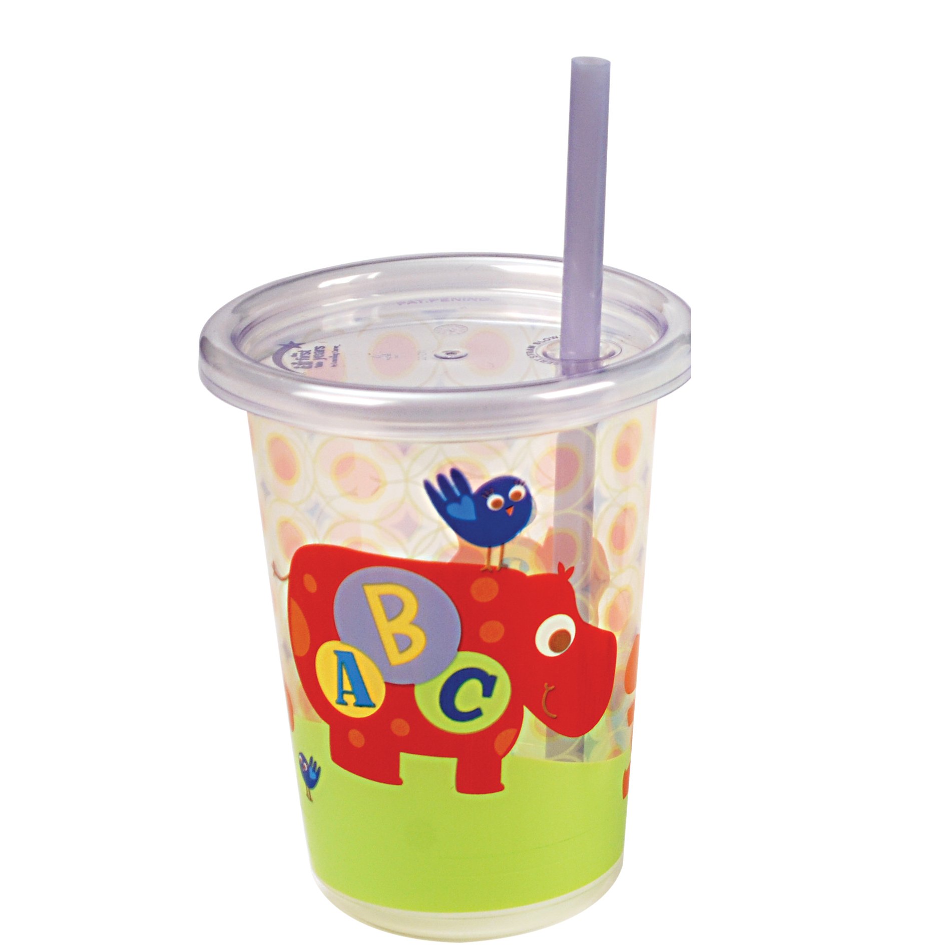 The First Years 3 Pack ABC Fun Take & Toss Straw Cup, Colors May Vary (Discontinued by Manufacturer)