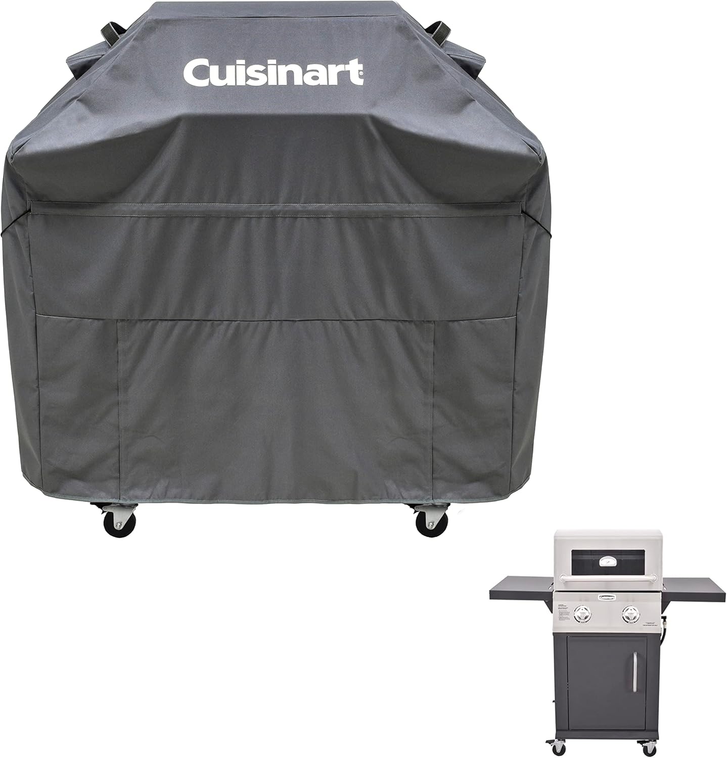 Cuisinart CGWM084A Two Burner Grill Cover, Durable Rip