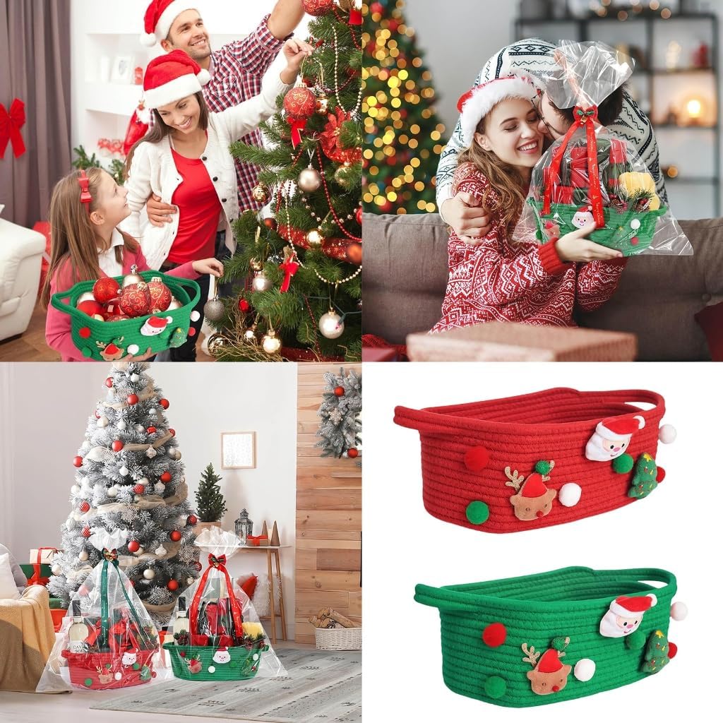 Storage Solution Organization Large Capacity Basket for Present