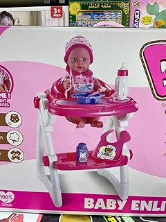 عروسة لعبة بيبي انلايتن هابي ايفري داي مع كرسي تجميل