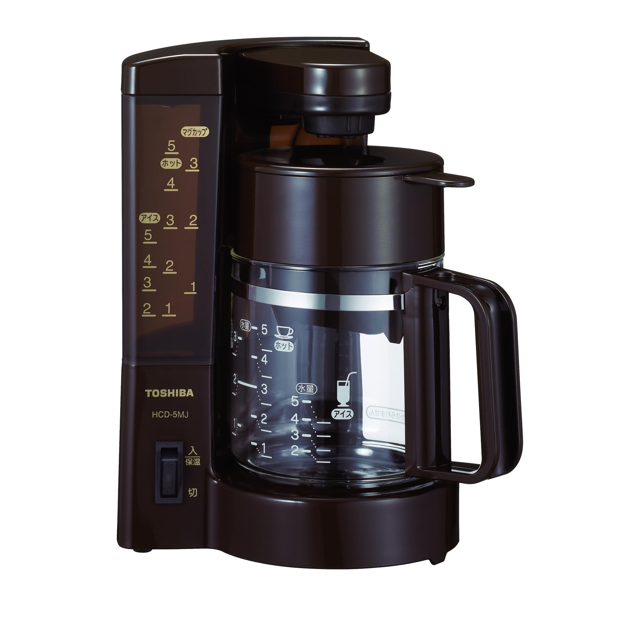 Amazon | TOSHIBA コーヒーメーカー ブラウン HCD-5MJ(T) | 東芝