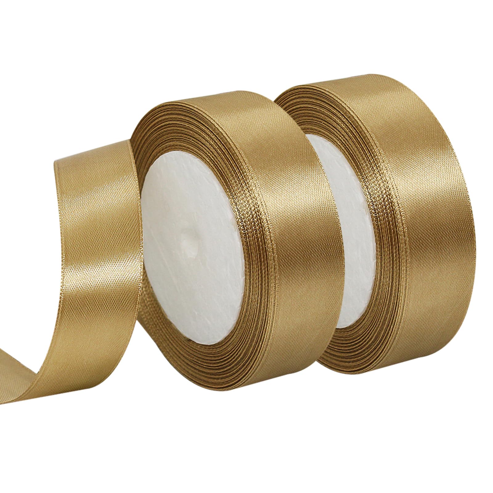 MARICATOSatin Ribbon 25 mm, 23 Metres Decoration Gift Ribbon Wide Ribbon Fabric Ribbon for Dress Wedding, Christening and Birthday Gifts, Satin Decorative Ribbon Gift Wrapping
