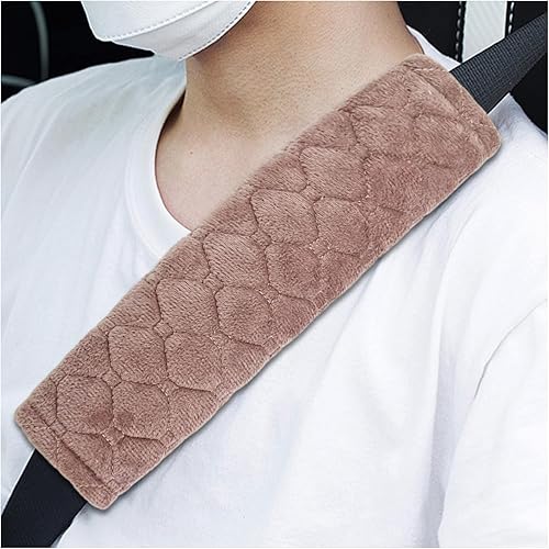 Suvnie 2 almohadillas protectoras para cinturón de seguridad de automóvil, almohadillas protectoras para cinturón de seguridad para una conducción