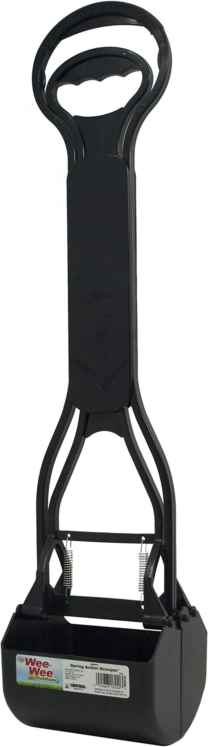 Four PawsAllen's Dog Waste Spring Action Pooper Scooper for Hard Surfaces, Standard