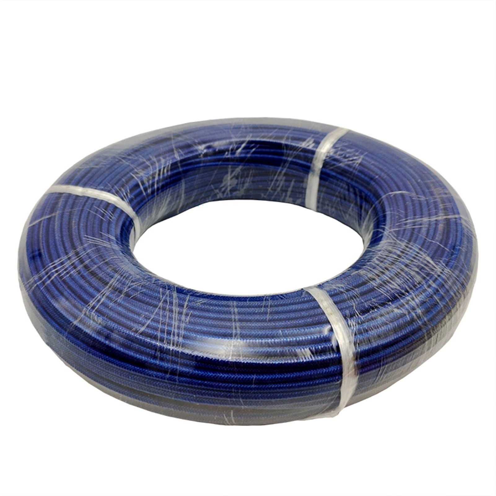Pipa Casa Cable eléctrico trenzado de fibra de vidrio de 20 metros, resistente a altas temperaturas, cable frío aislado de goma cuadrada de 0,3 a 4mm Suelo Electrónica ( Color : Blue , Size : 2.5mm sq