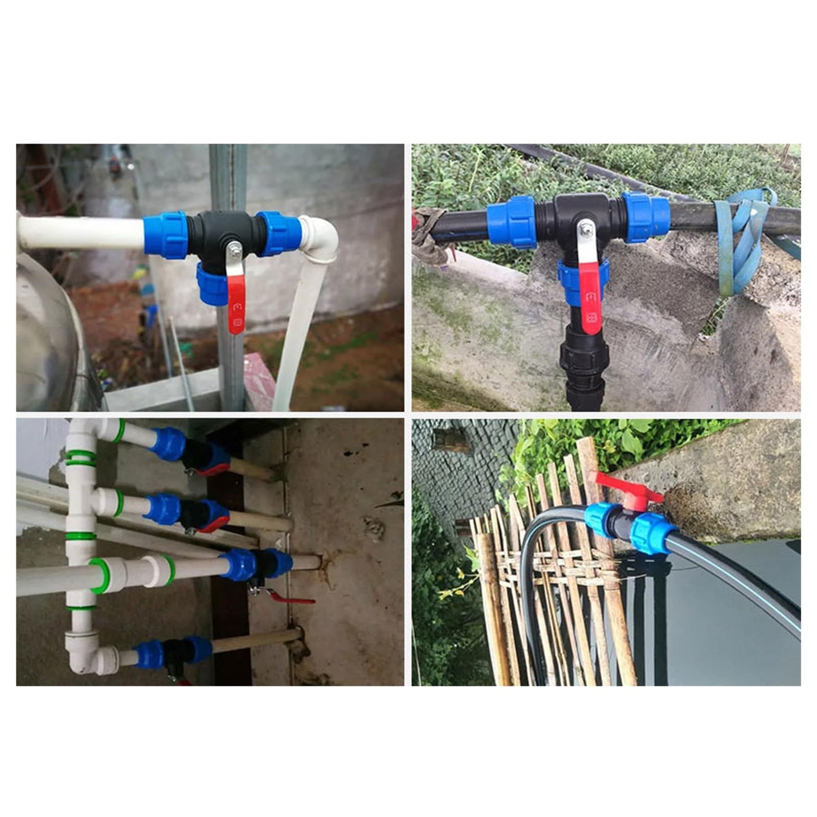 Connettore Per Rubinetto In Linea Da 8mm 10mm Tubo Spinato/tubo - Foto 10