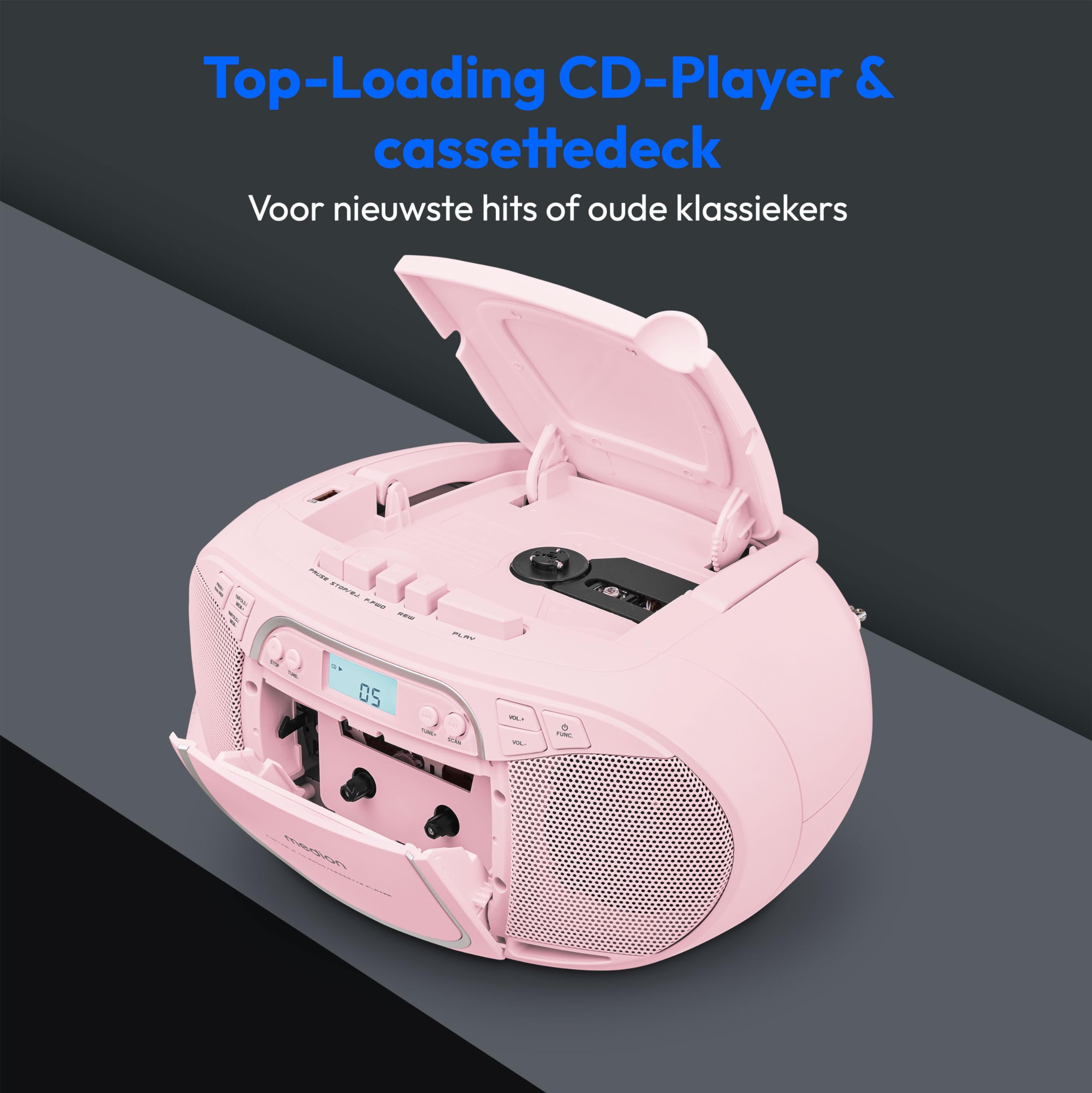 MEDION E66476 Stereozvukový systém (boombox