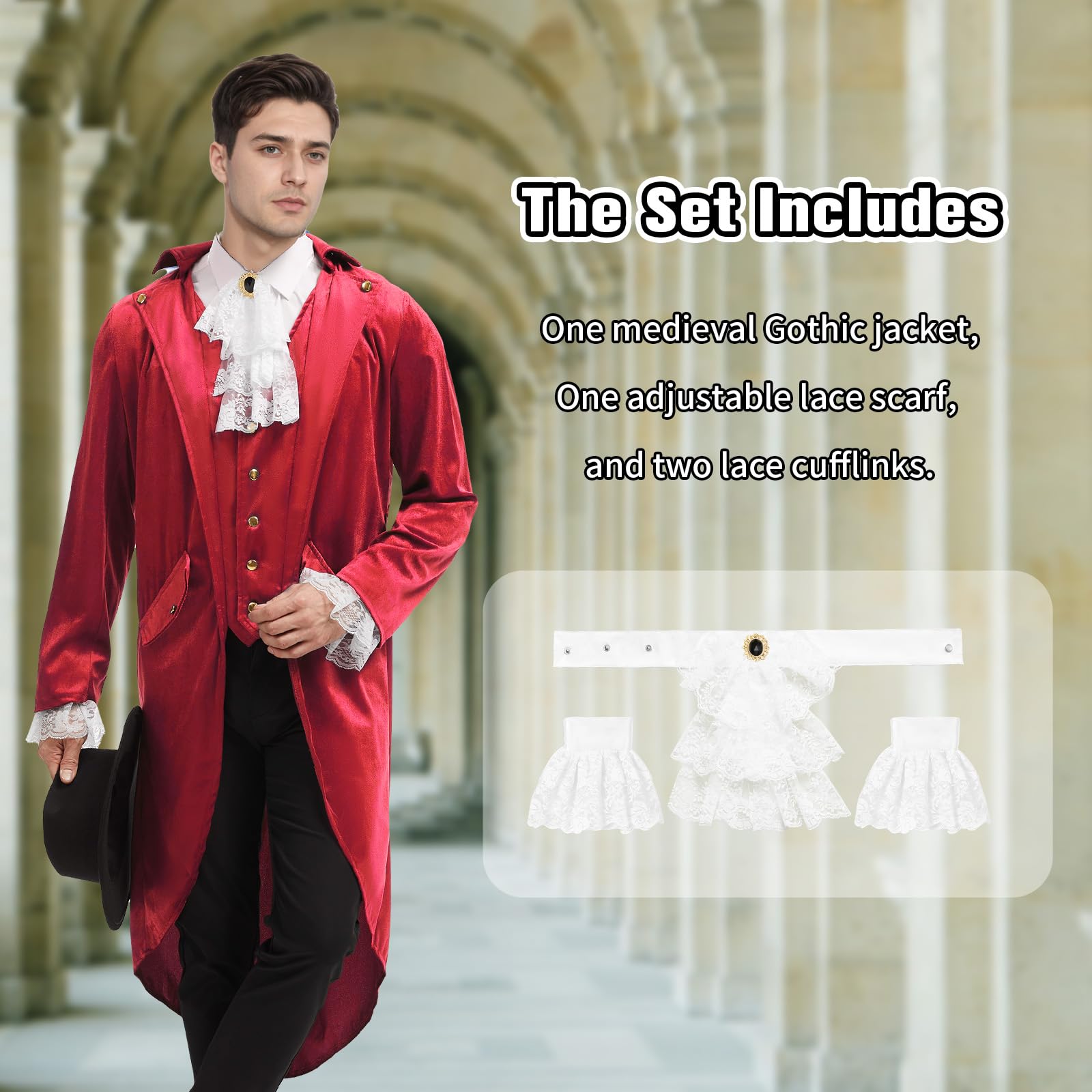 Costumi medievali da uomo, costumi vittoriani per gli uomini