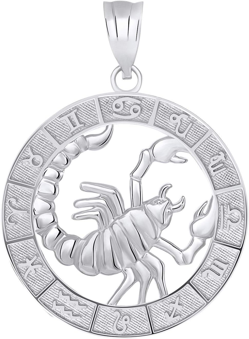 Sterling Silver Zodiac Pendant