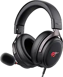 Havit Headphone Fone de Ouvido H2015Y, Gamer, com Microfone, Falante 53mm, Plug 3, 5mm,Preto
