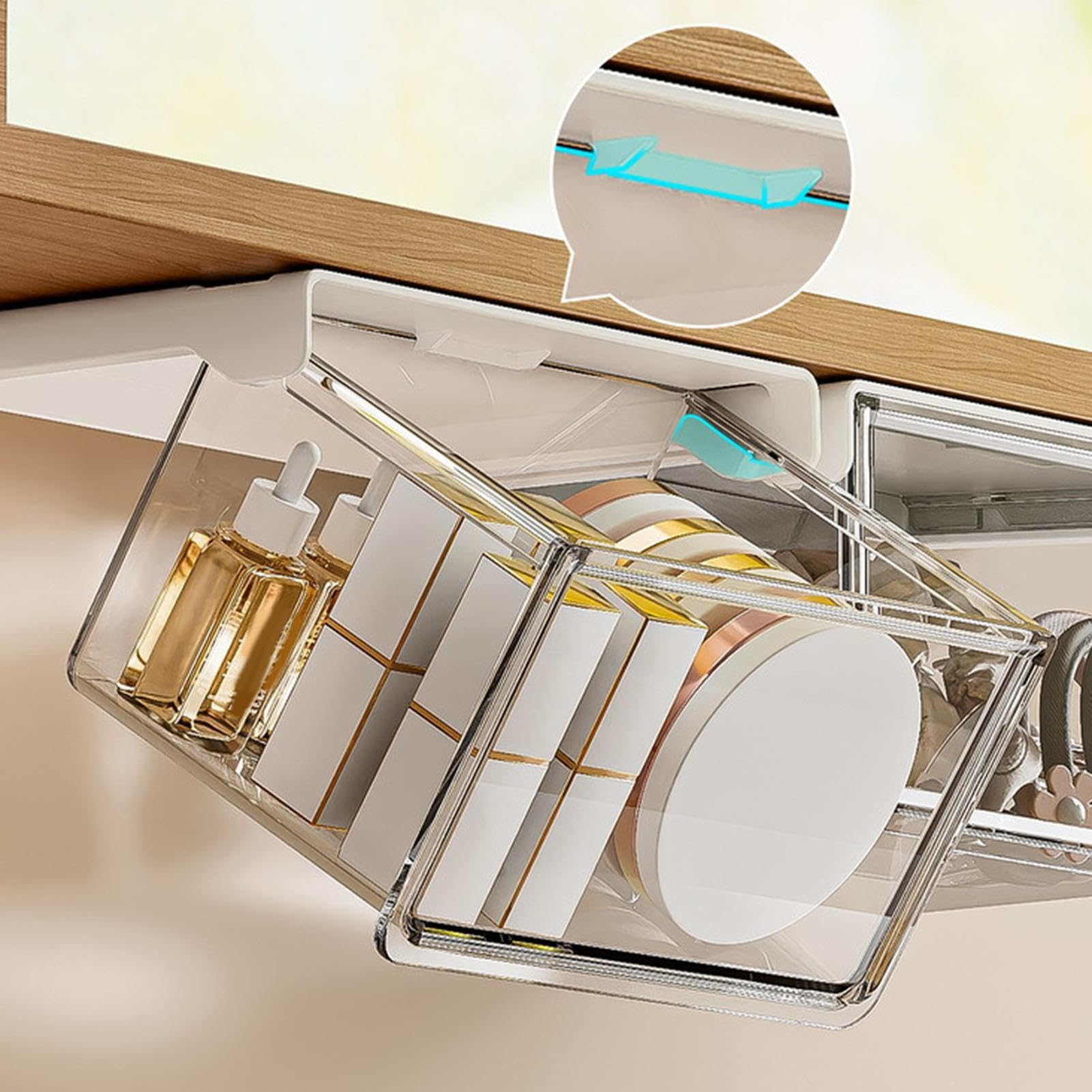 Contenitore impermeabile multifunzionale dell'organizzatore del cassetto
