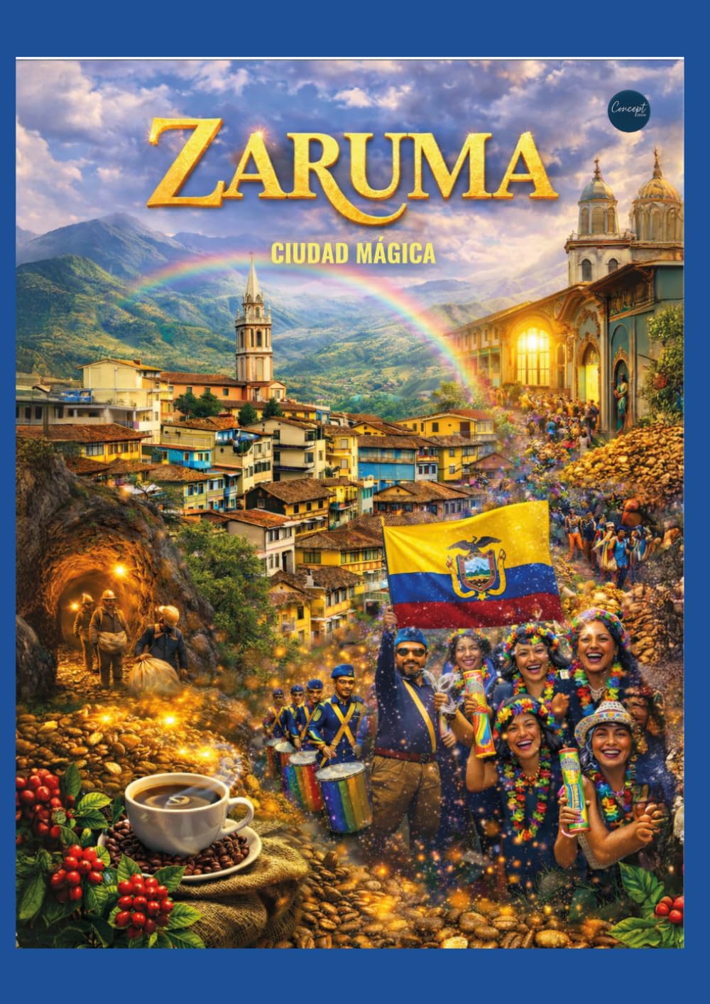 Zaruma, Ciudad Mágica, Español e Ingles