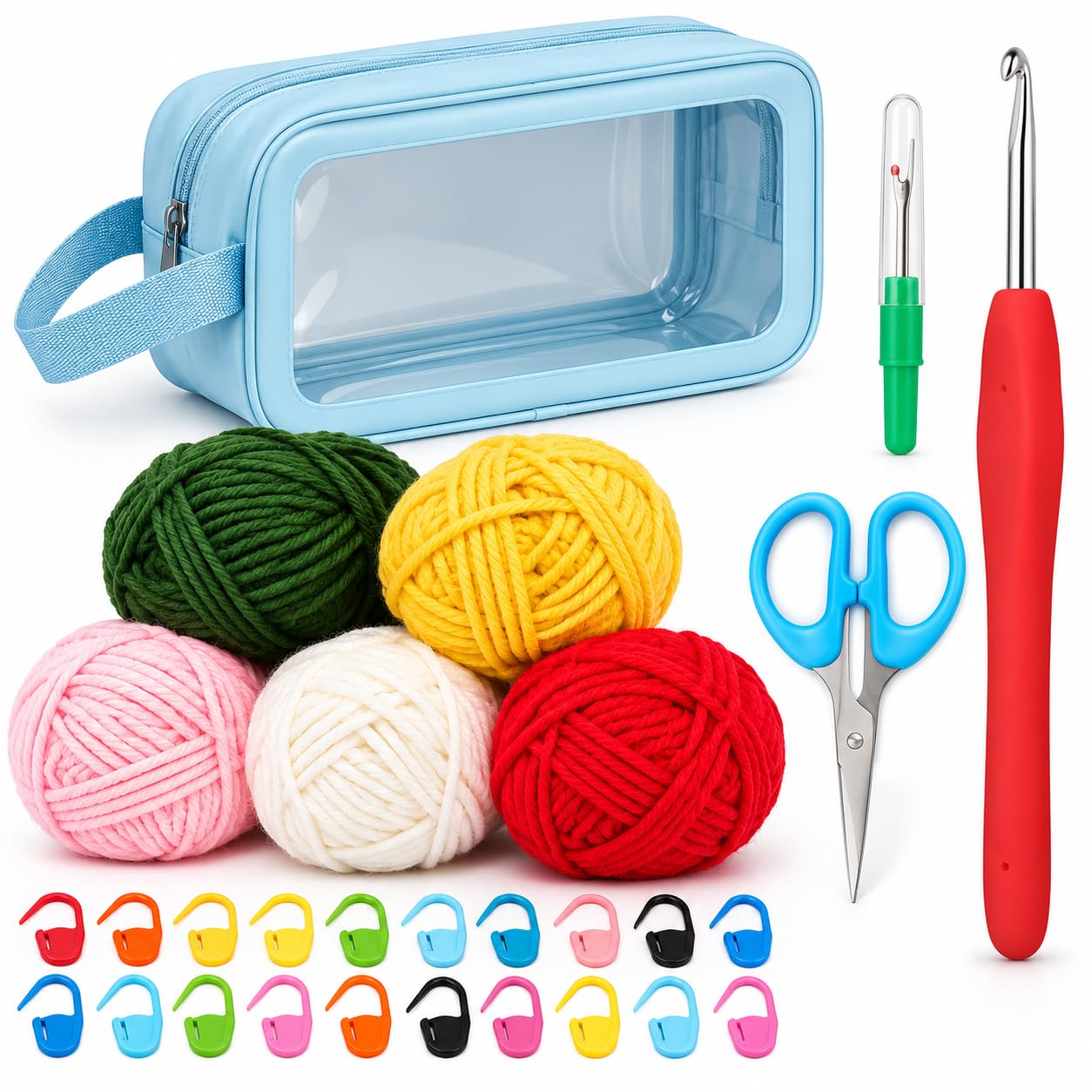 Beginner Crochet Kit - Learn to Crochet FREE SHIPPING -9