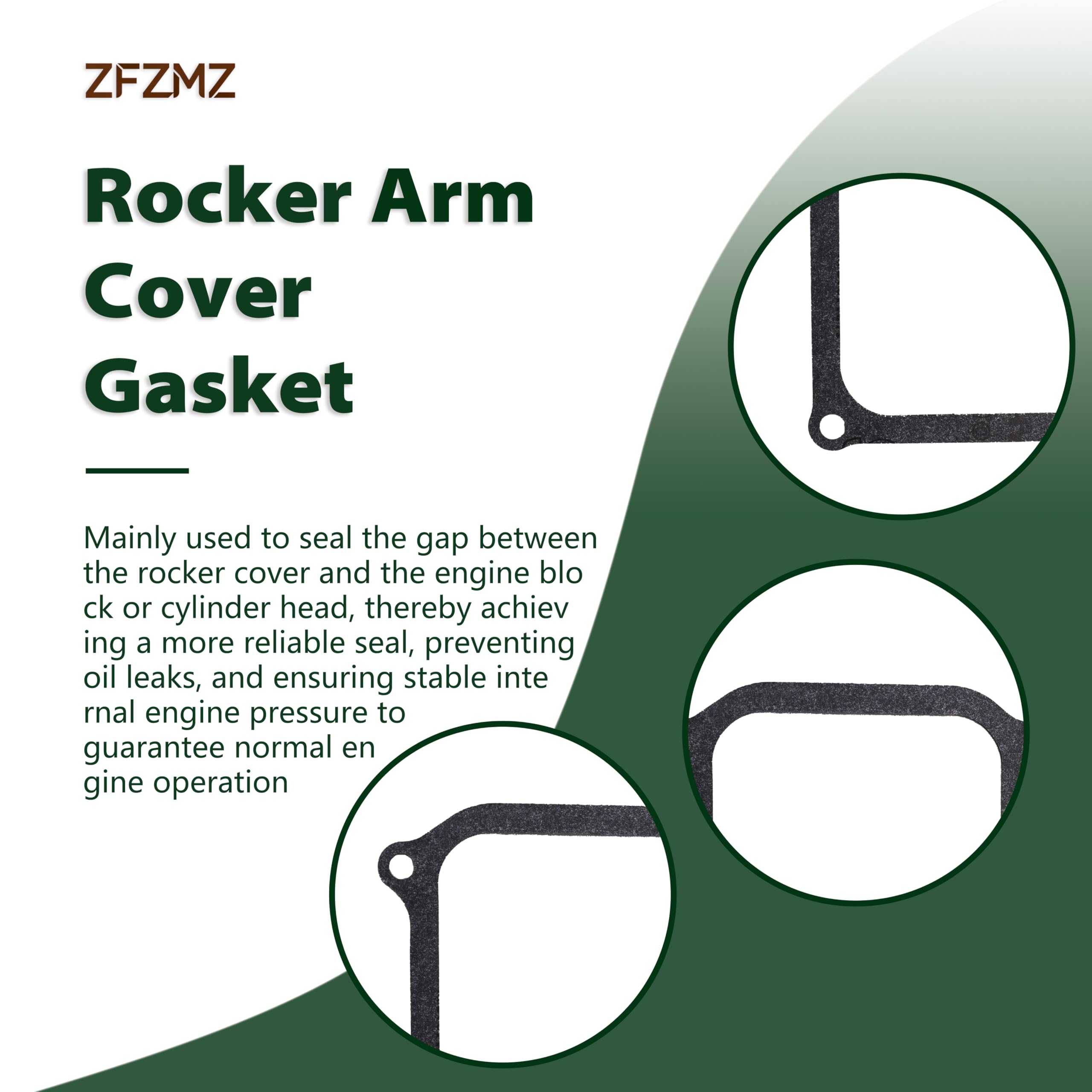 Amazon.com : ZFZMZ Replacement Rocker Arm Cover Gasket 35952 Fits