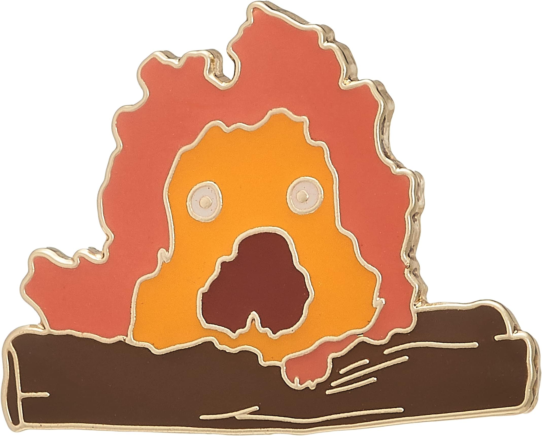 Studio Ghibli pin badge calcifer H-09