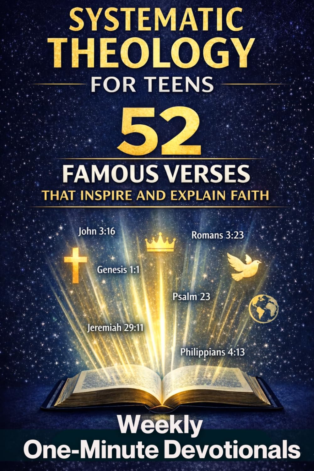 Systematic Theology for Teens - 52 Famous Verses That Inspire and Explain Faith: 52 Powerful One-Page Devotionals - Scripture-Based Bible Study for Teens
