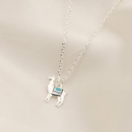 Miniatura 3 de BNQL Collar de llama diminuta regalo collar colgante de alpaca sin drama llama joyería