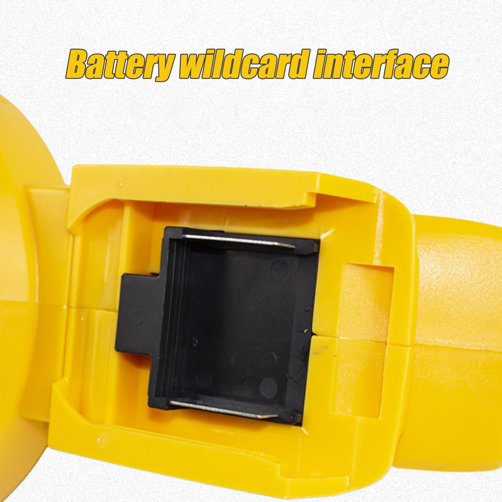 hatleues Soffiatore elettrico senza fili 3.0Ah Soffiatori per foglie a batteria leggeri Soffiatori ergonomici portatili per foglie piccole attrezzature per la pulizia del cortile Giallo