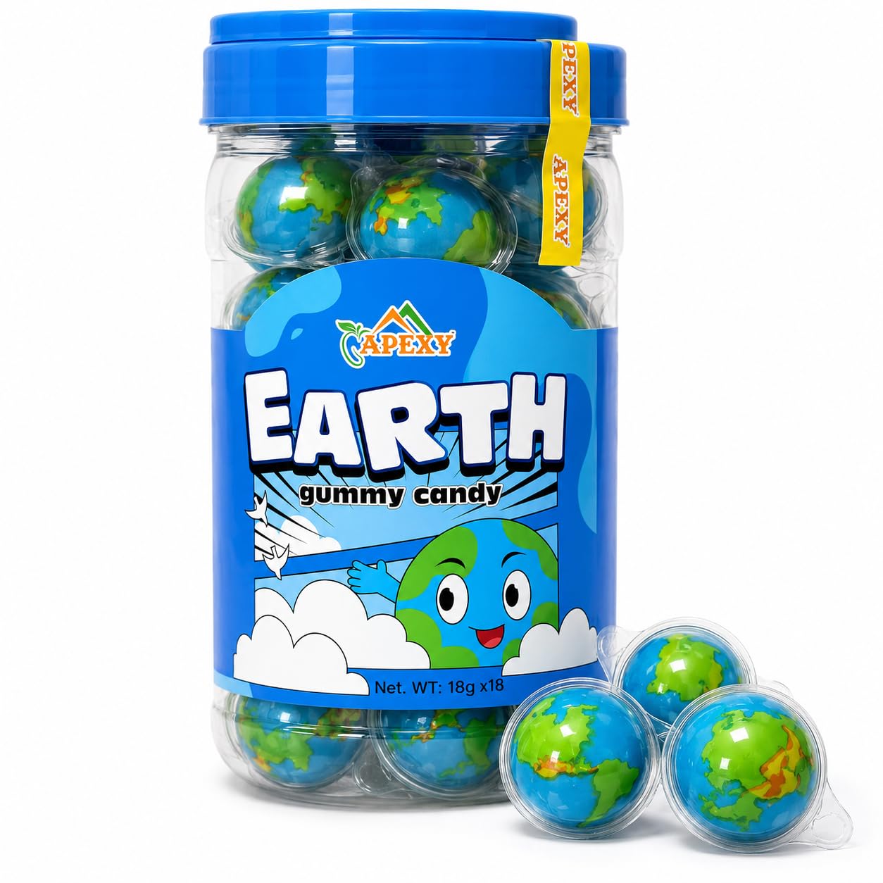 Amazon.com : APEXY Planet Gummy Candy, Jelly Filled Liquid Center