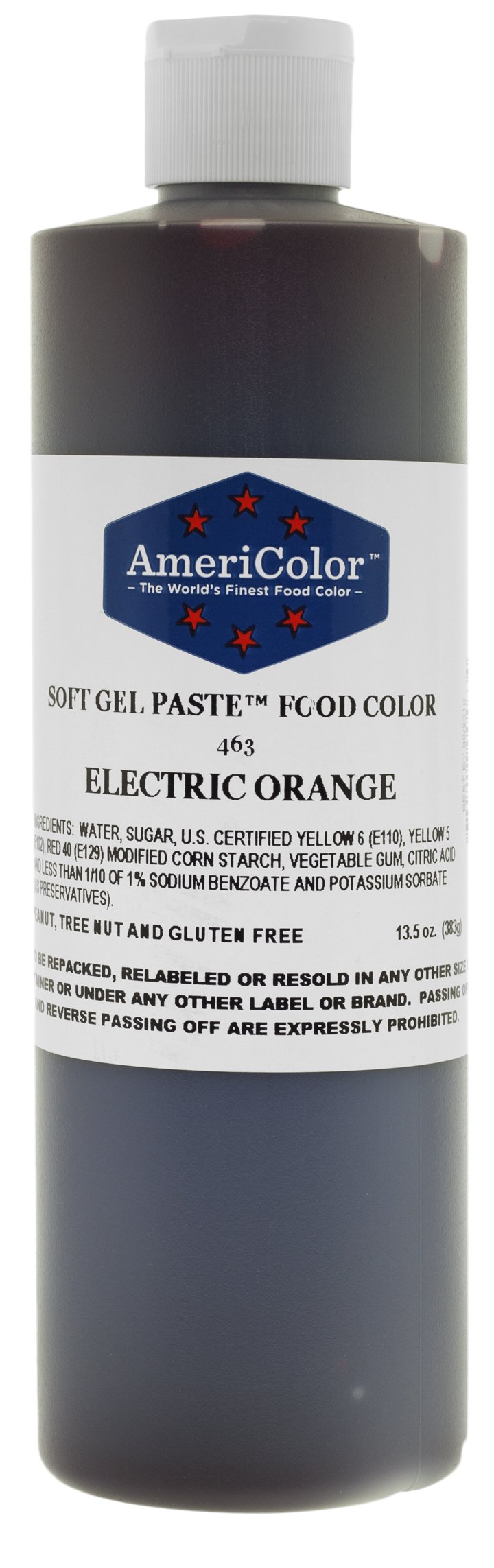 AmeriColorFood Coloring, Electric Orange Soft Gel Paste, 13