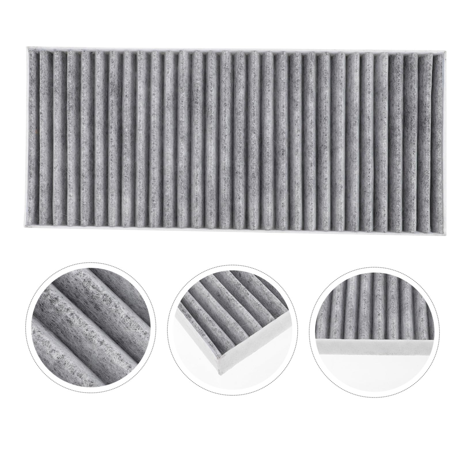 6 Pezzi Filtro Aria Condizionatore Auto Alta Efficienza Filtrante Resistente Temperature Elevate Ricambio Abitacolo per Protezione Motore e Pulito