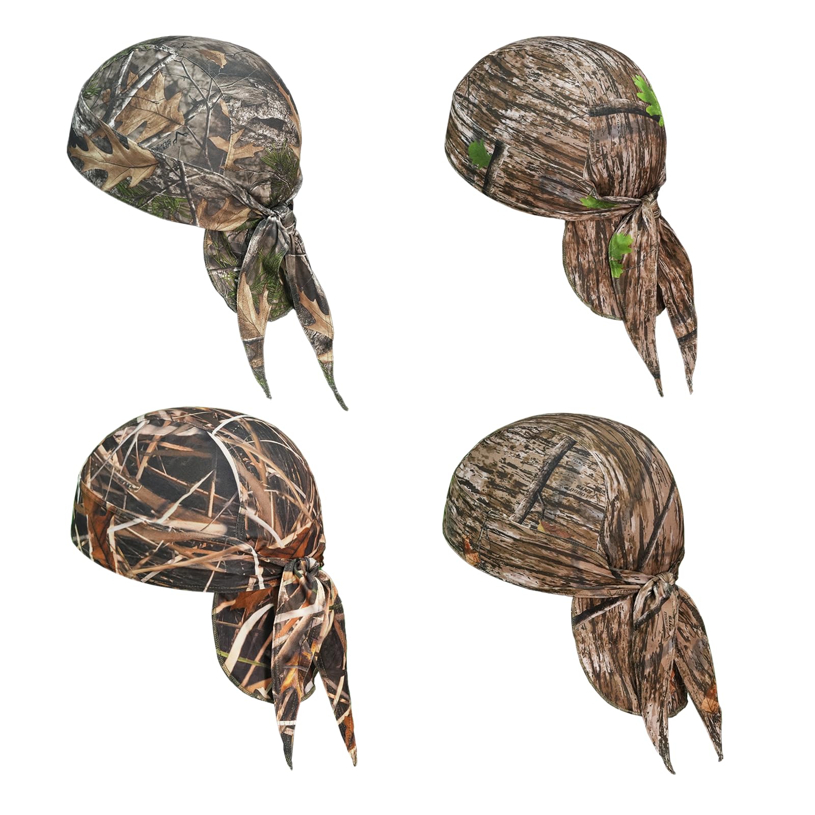 LOOGU Camo Beanie Hat for Hunting Winter Skull Cap Mens Cuffed Beanie with Fleece