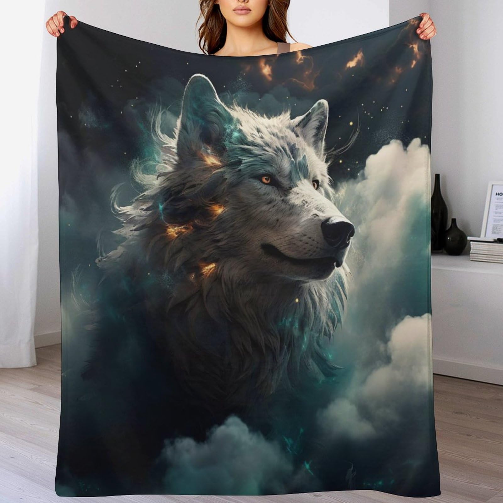 Couverture de séjour en flannel polaire douce pour vos moments de détente sur le canapé