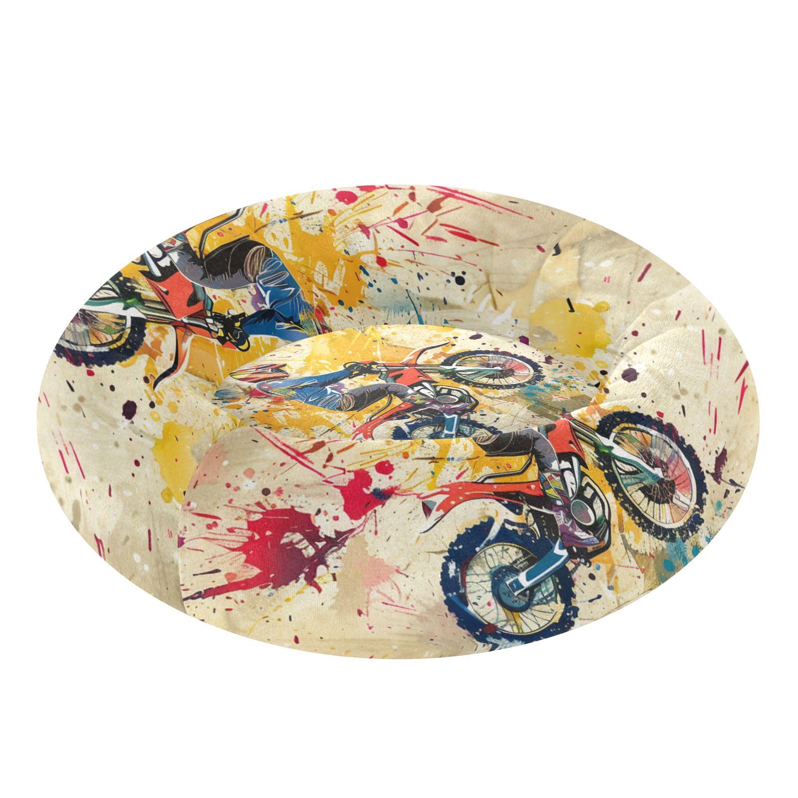 Lit pour chat et chat de taille moyenne aquarelle pour le salon
