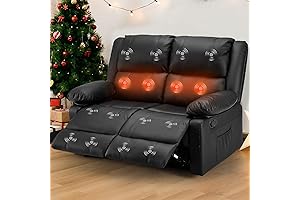Loveseat Recliner with Heat & Massage Function by Yodolla