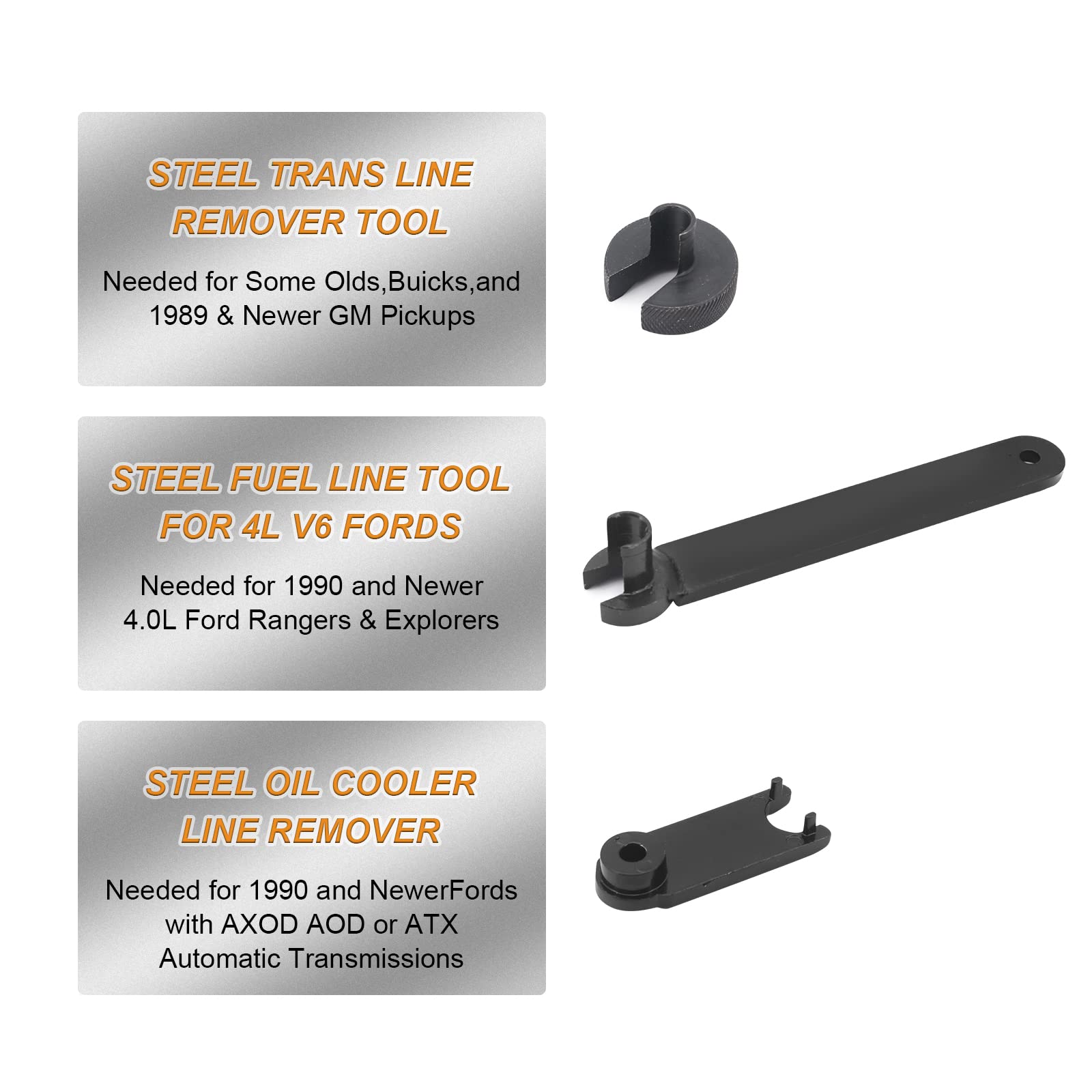 Set di Strumenti di Disconnessione Rapida, 22 PCS Tubo Flessibile Aria Condizionata per Auto Tubo di Olio Tubo di Carburante Strumento di Rimozione Strumento di Disconnessione per Sistemi