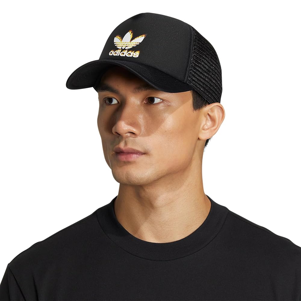 【ADIDAS ORIGINALS】Trucker Hat キャップ adidas Originals Men's Icon Trucker Structured Precurve