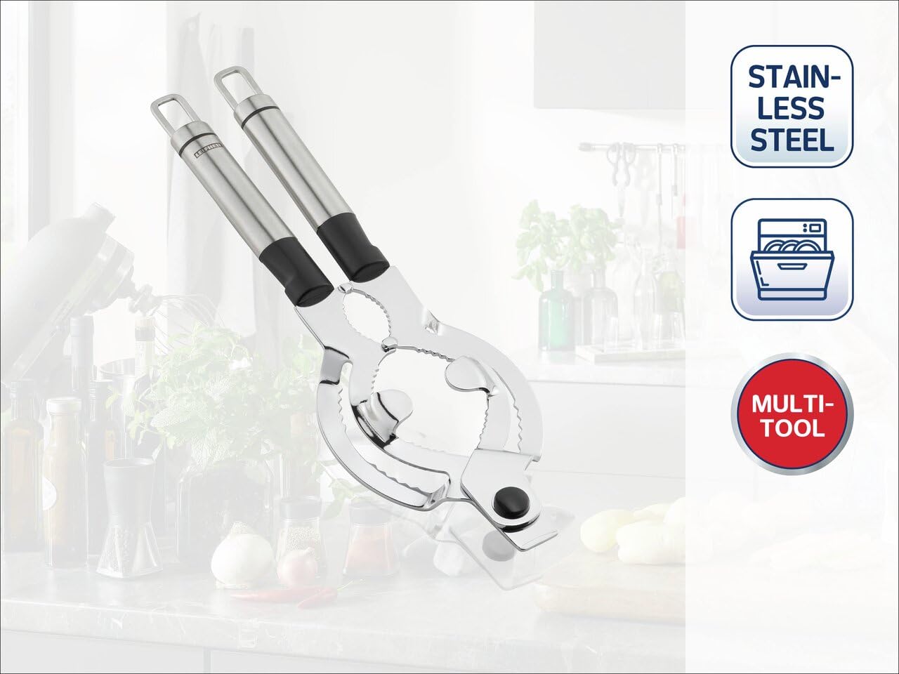 Amazon.com: Leifheit Extra Wide Stainless Steel Lid and Jar Opener
