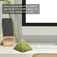 Vista 158 de Amazing Gemstone Amethyst Pyramid Crystal Healing Stones - 2" Great Pyramid Figurine of Natural Stone Pyramid for Meditation, Reiki, Chakra