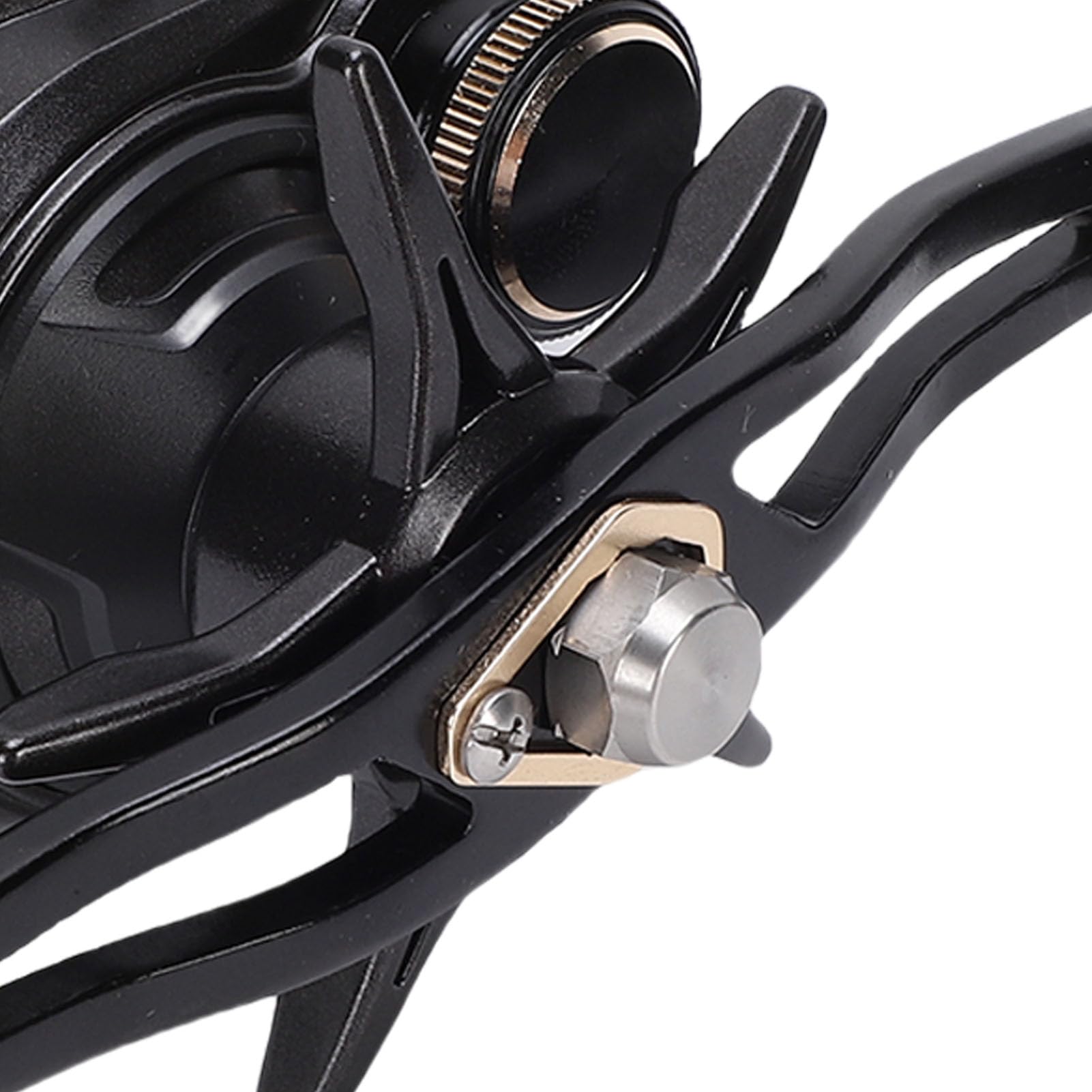 Carrete ZenithAur Baitcasting con conexión Inteligente para buscador de Peces, metodo de Arrastre de 16 kg, Cuerpo Ligero de Fibra de Carbono para Zurdos para Pesca con señuelos
