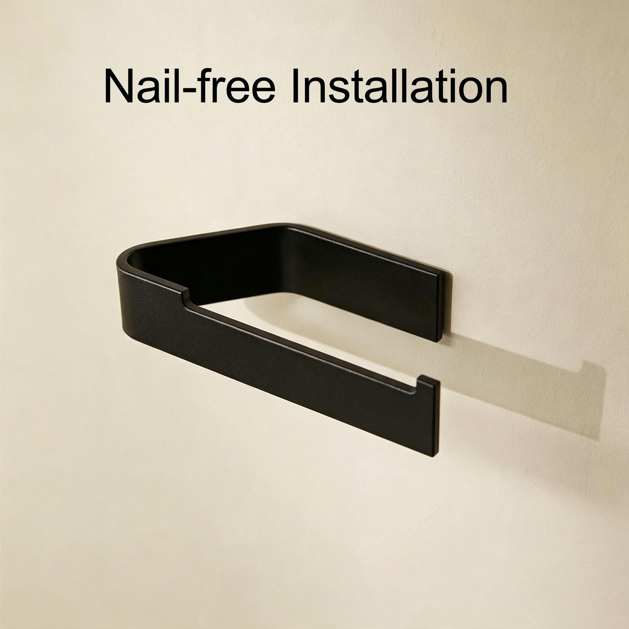 Toilet Paper Holder (Black) — Amazon image 6