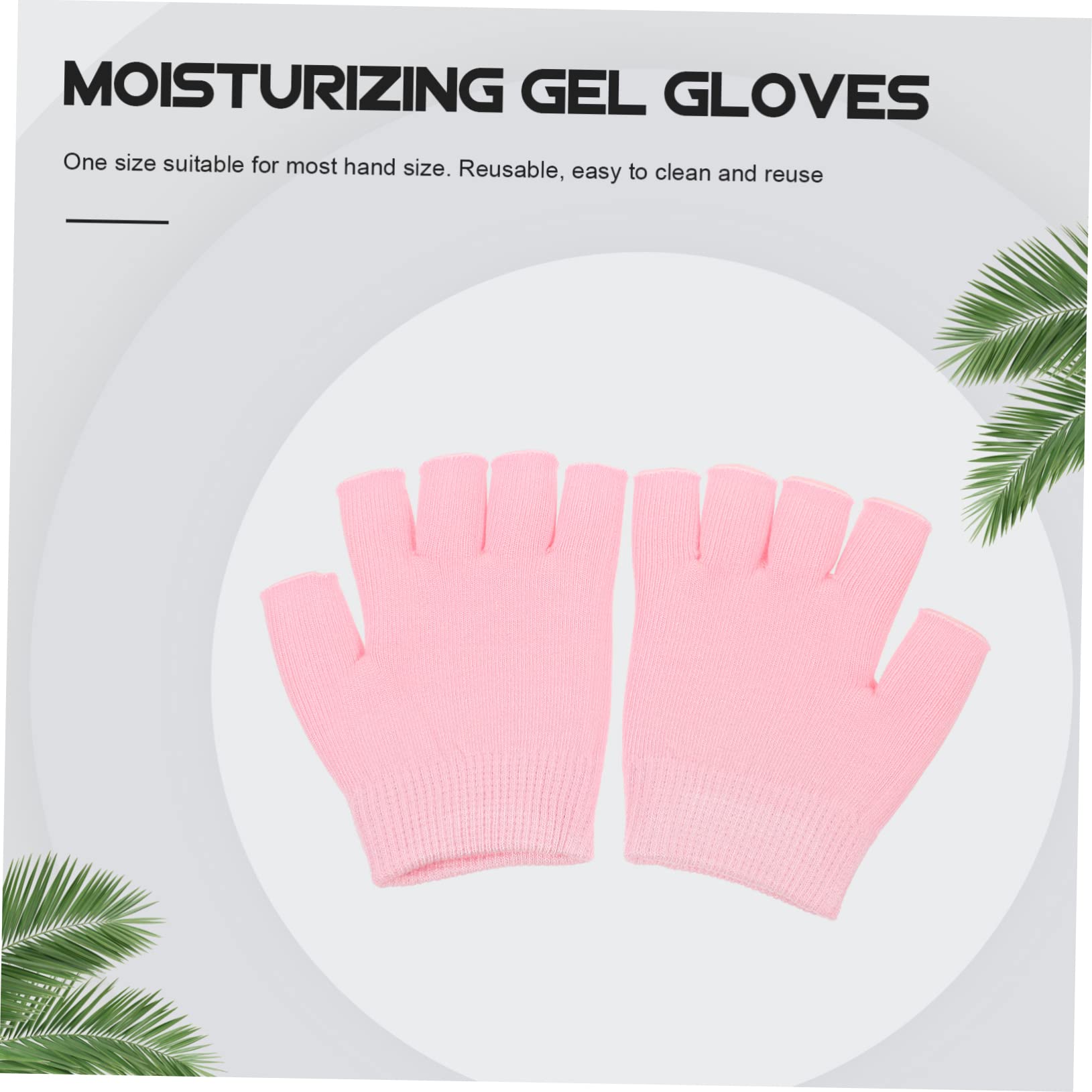 FOMIYES 3 Paia Guanti Idratanti in Gel Guanti Spa Idratanti in Gel Guanti Da Notte Per Asciutte Lozione Maschile Mano Computer Immersione Rosa Mancare Gel Per La Pelle