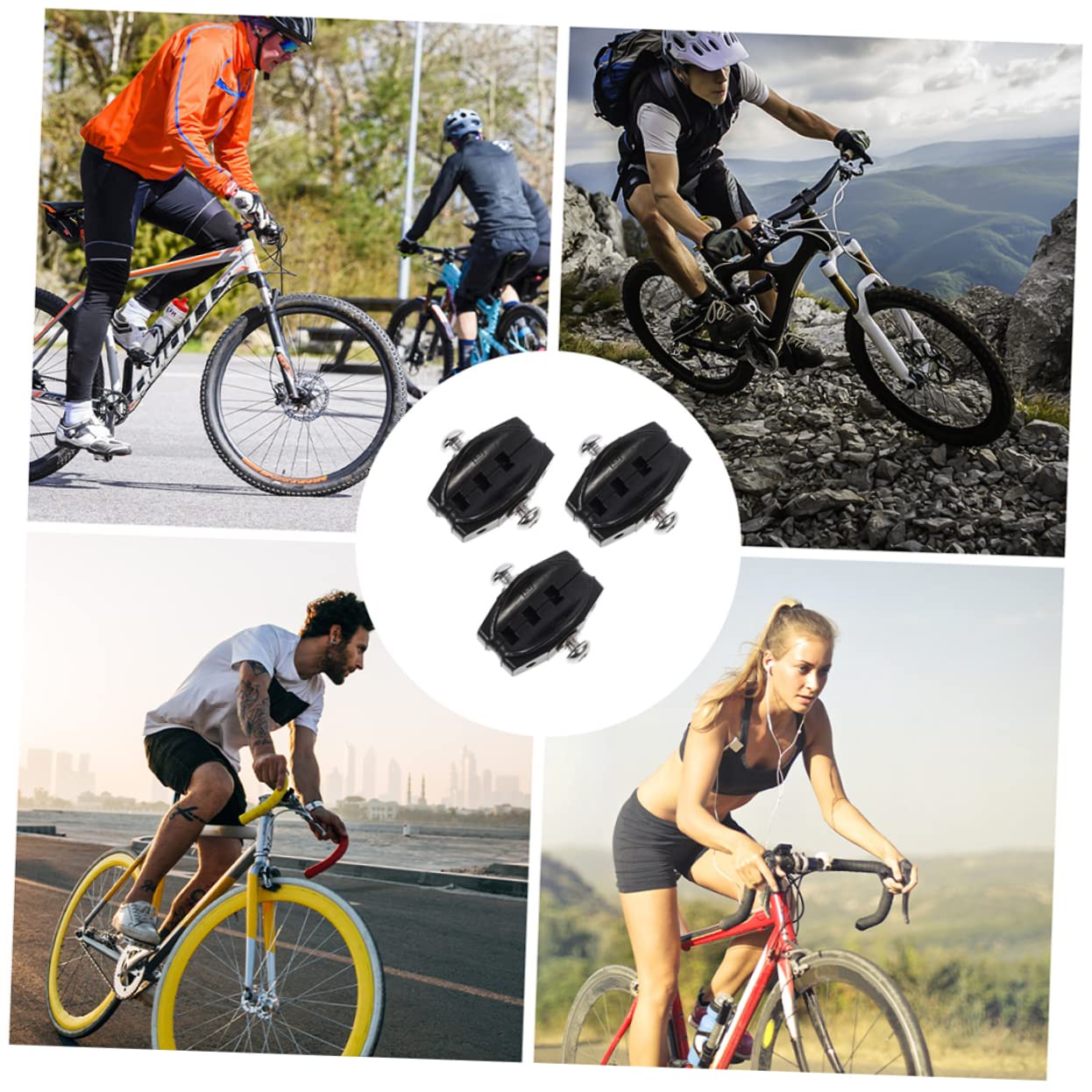 Toddmomy Bremsbelagsatz Bremsbeläge Bremsen Für Fahrräder Pads Fahrrad Bremsscheiben Fahrradbremse Scheibenbremsbelag Bremsbacke Bremsblöcke Frischer Kautschuk Schwarz